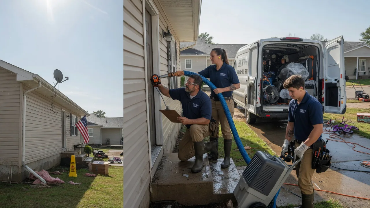 Ceiling Water Damage Restoration in Saint Patrick, MO near me